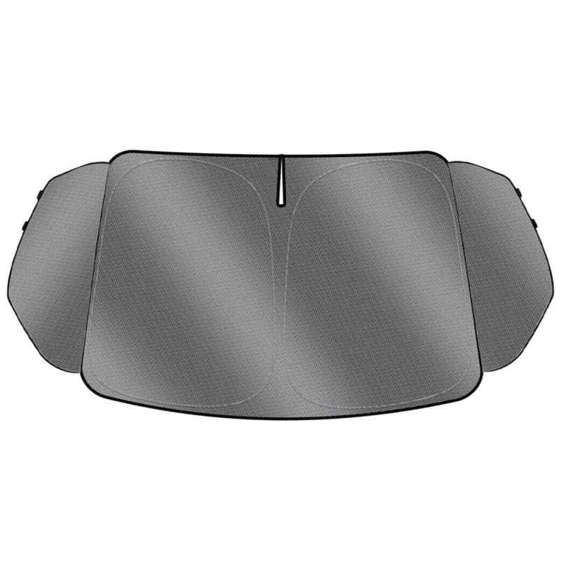 トヨタ 新型 ノア ヴォクシー 90系 フロントガラス用 VOXY A 90 マルチ 4代目 R90W型 遮光 断熱 シェード カーテン R4.1～現行 日除け UVカット 車中泊 しなやか