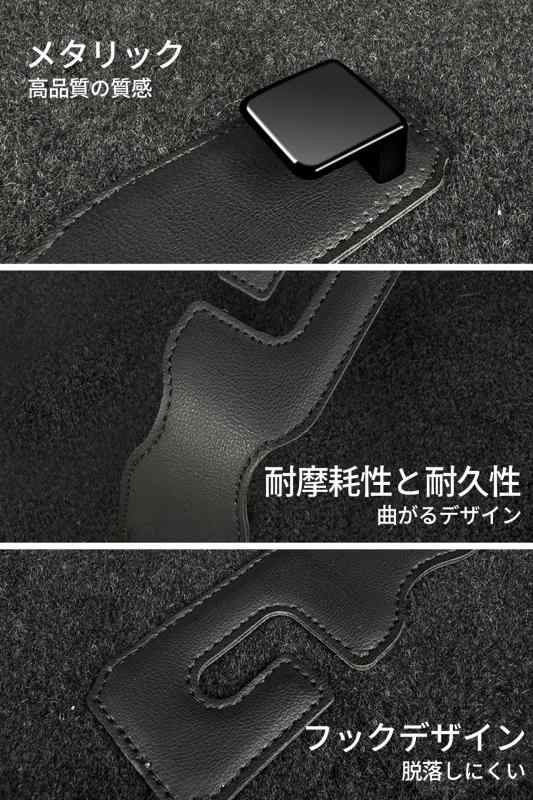 車 フック ヘッドレストフック ラゲッジフック シートフック ラゲッジヘッドレストフック カーアクセサリー ポータブルアイテム 折りたたみ式 頑丈で耐久性がある (グレー 1個)