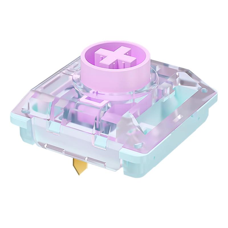 Kailh ハヤブザー ロープロファイルキースイッチ 20個入り｜超高速応答(アクチュエーション0.8mm/全行程1.8mm)｜ 37g軽圧力で連続入力が快適｜ レバーレスコントローラー/アケコン専用設計