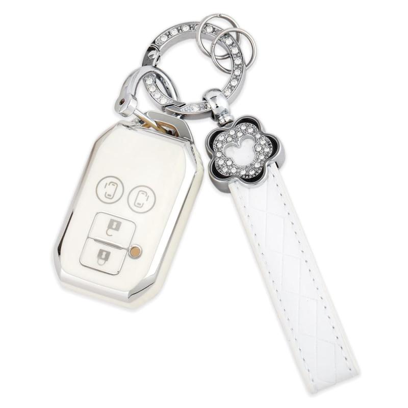 [] キーケース適合スズキ新型ハスラー キーカバー ジムニー スペーシアカスタム ソリオ フレアワゴン ..