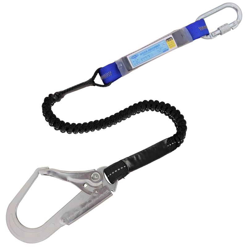 [] ランヤード新規格 胴ベルト型用ランヤード 墜落制止用器具 安全带ランヤード 伸縮蛇腹式ランヤード..