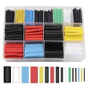 熱収縮チューブ 絶縁チューブ 伸縮チューブ ヒシチューブ 580pcs Φ1mm~10mm 16種類 防水 高難燃性 高絶縁性 収納ボックス付き 電子修理/断熱作業/電線接続部補強修理用(3)