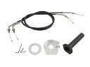 ポッシュフェイス(POSH FAITH) バイク用品 スリームスリムラインハイスロットルキット シルバー ZRX1200ダエグ 072567-S1