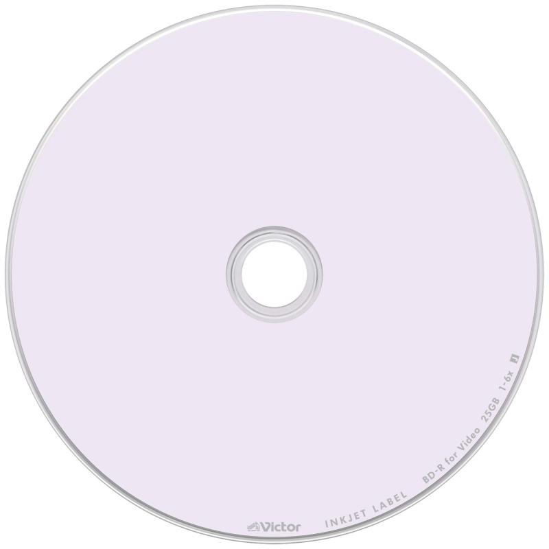 ビクター(Victor) 1回録画用 BD-R VBR130RPX10J1 (片面1層/1-6倍速/10枚) カラーMIX