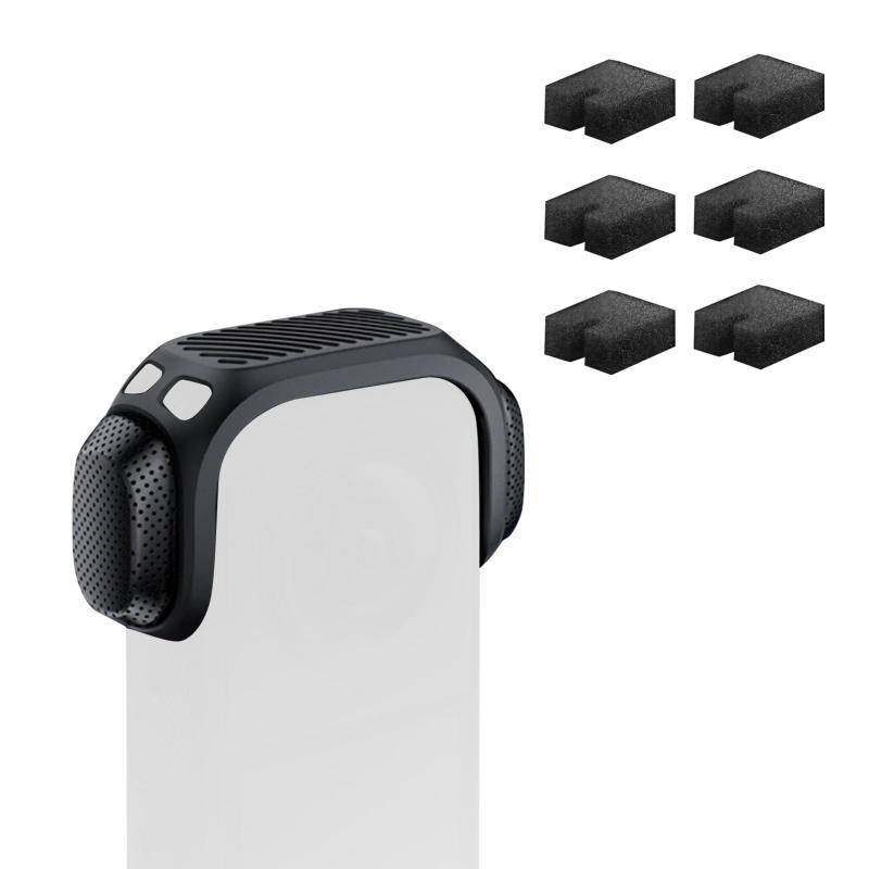 X5マイクマフ フォーム防音ノイズリダクションカバー for X5アクションカメラマイクウィンドフィルター用