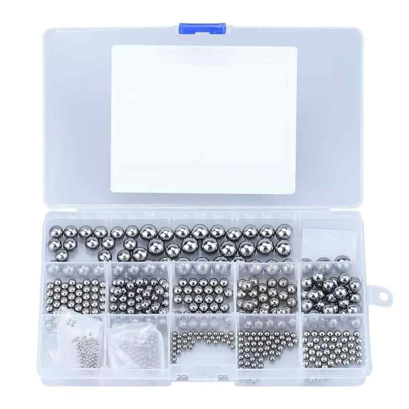 ベアリングボール スチールボール 鉄球 ボールベアリング シルバー 540個セット 13種類 M2-M10サイズ ..