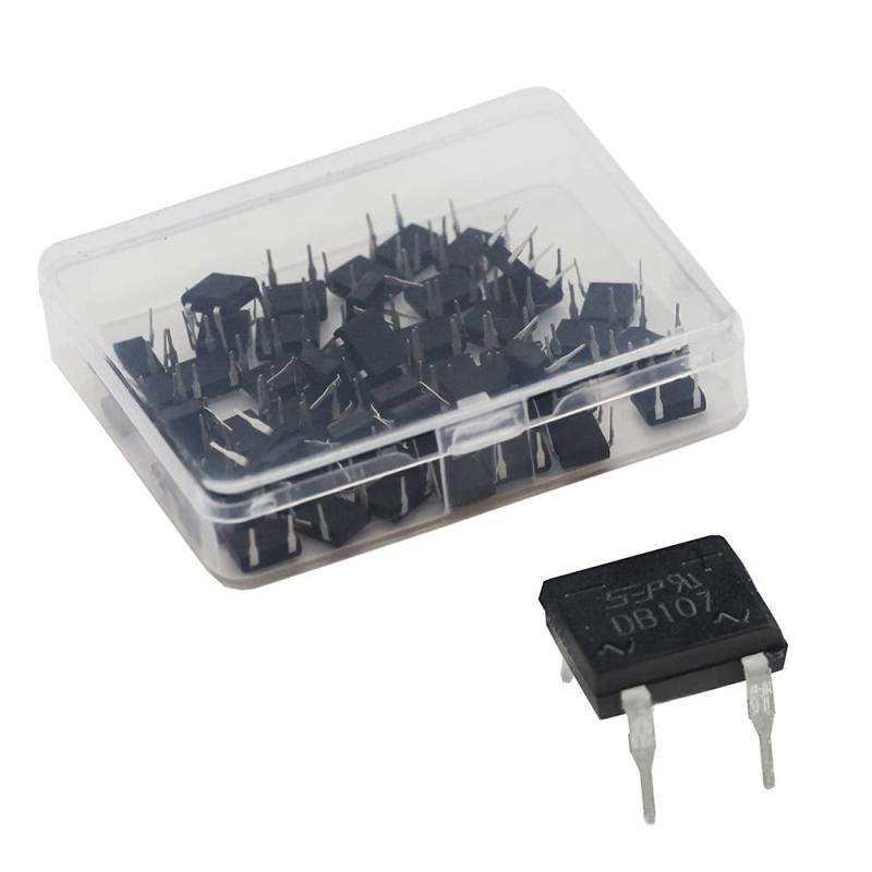 乐天商城 - ブリッジ整流器 50個 1A 1000V 07 DIP-4 ブリッジダイオード 整流器 電子工作 部品セット