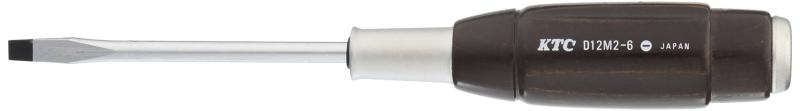 Rakuten - 京都機械工具(KTC) 木柄ドライバー マイナス貫通タイプ6mm D12M26