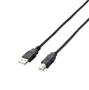 エレコム RoHS指令準拠&環境配慮パッケージ エコUSBケーブル USB2.0 A-Bタイプ 5m ブラック U2C-JB50BK(2)