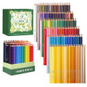 色鉛筆 126色、大人の塗り絵色鉛筆、イラストデザイン、描画、落書きに最適、明るい色とクリームのような滑らかな質感