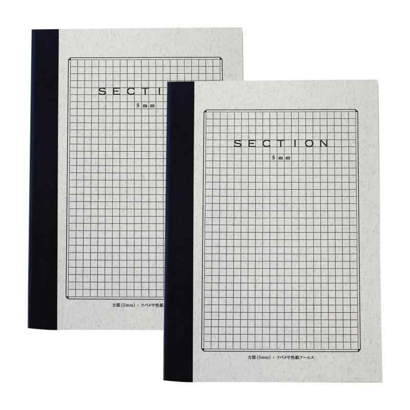 ツバメノート ノート A5 方眼 5mm 30枚 2冊パック N2045-2P