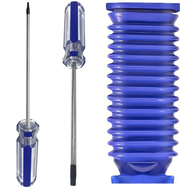ダイソン 用 消耗品 dyson用 掃除機交換部品 蛇腹ホース スリム系列 V7slim/V10slim/V11slim/V15Detect に対応 蛇腹ホース 1枚入り T6/T8トルクスドライバー付き 互換品
