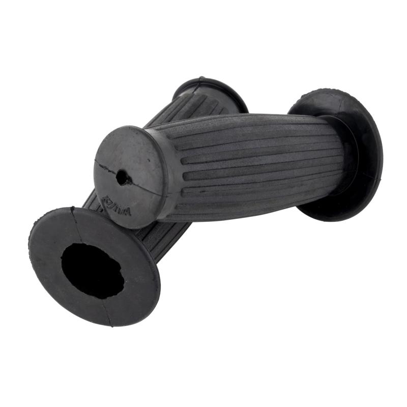 キジマ(Kijima) バイクパーツ グリップ 樽型(タルガタ)ミニ ラバー製 110mm φ22.2mm 非貫通タイプ 汎用 ブラック 201-6333