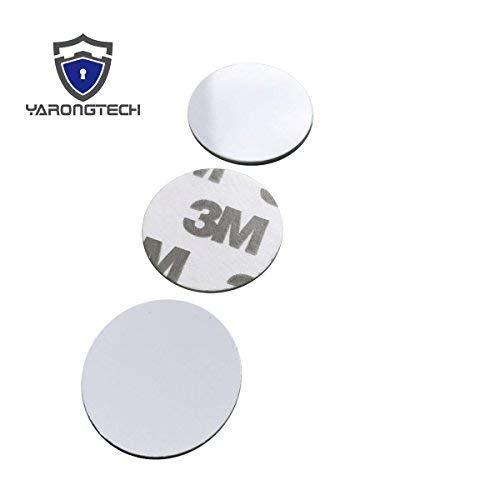 RE Classic 1K PVC コインタグ 3M 粘着性バック 1mm 厚い 25mm 直径 (10)…RE Classic 1K3M 粘着性