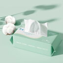 【綿100】天然コットン使い捨てフェイスタオル 厚手 敏感肌用クレンジングタオル リントフリーフェイスペーパー 洗顔タオル クレンジングタオル 瞬間吸湿 乾湿両用 ソフトタッチ(80枚)