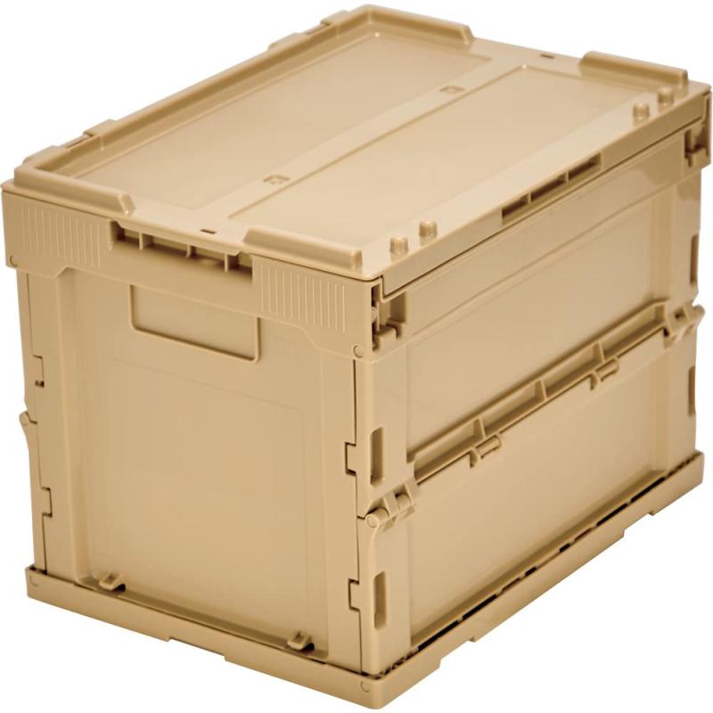 乐天商城 - トラスコ中山(TRUS) α折りたたみコンテナ フタ付 20L LS色 TR-SC20-LS 収納ケース 収納ボックス