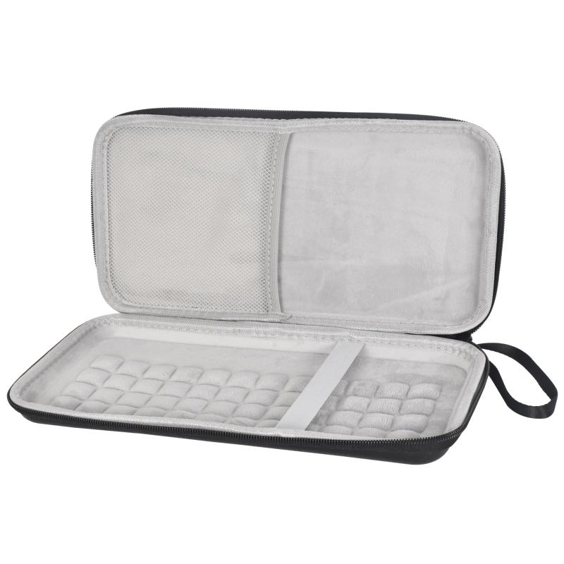 キーボードケースハード キーボード バッグ ロジクール k380 キーボード対応 ブラック キーボード 収納 バッグ マウス ガジェット キーボードカバー K380対応 軽量で持ち運びに便利 旅