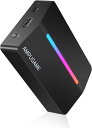 キャプチャーボード Switch対応 4K パススルー 1080P 60FPS ビデオキャプチャー USB 3.0 HDMI キャプチャー 低遅延 ビデオ録画 ストリーミング ゲーム実況 画面共有 ライブ配信用 Windows/Mac/PS4/PS5(2)