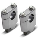 ジータレーシング(ZETA RACING) バーライズキット 30mmアップ チタンカラー スタンダード径(22.2mm)ハンドルバー用 ポジション変更 乗車姿勢 アップライト ロングツーリング ダートフリーク Dirtfre(2)