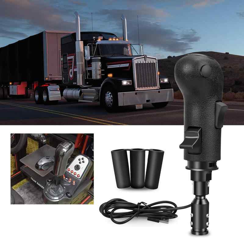 PC USB シフター ギア シフトノブ Man Truck ATS ETS G29 G27 G25 G920 G923 対応 TRUSTM T8A Fanatec ..