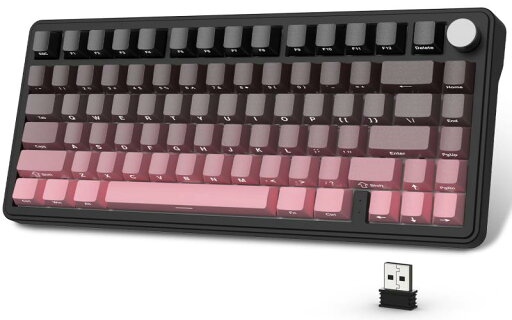x X85 ゲーミングキーボード メカニカルキーボード bluetooth ワイヤレス 無線 白翡翠スイッチ ガスケットマウント リニア サイド刻印彫刻Pチェリーキーキャップ RGB ホットスワ x X85 ゲーミングキーボード メカニカルキーボード bluetooth ワイヤレス 無線 白翡翠スイッチ ガスケットマウント リニア サイド刻印彫刻Pチェリーキーキャップ RGB ホットスワ