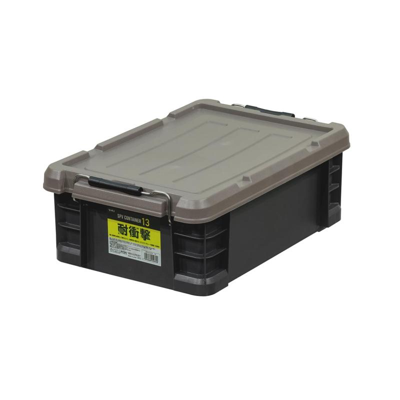 JEJアステージ 収納ボックス 日本製 アウトドア キャンプ DIY レジャー 積み重ね [SPV(耐衝撃) コンテナ 13] 防災 W295×D443×H159mm
