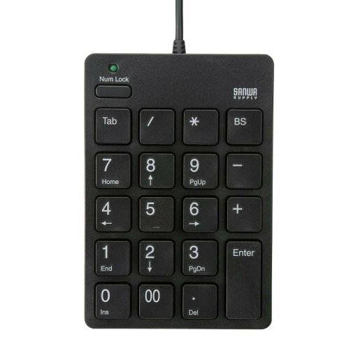 サプライ USBテンキー(Type-Cコネクタ・USB2.0ハブ付き) NT-18CUHBK サプライ USBテンキー(Type-Cコネクタ・USB2.0ハブ付き) NT-18CUHBK