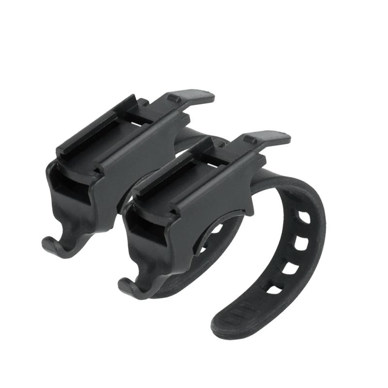 自転車ライトホルダー ゴムバンド 2 本入り 調整可能取付用 ライトブラケット / 交換用ベルト サイクリングアクセサリー（自転車ライト付属なし）(4.0)