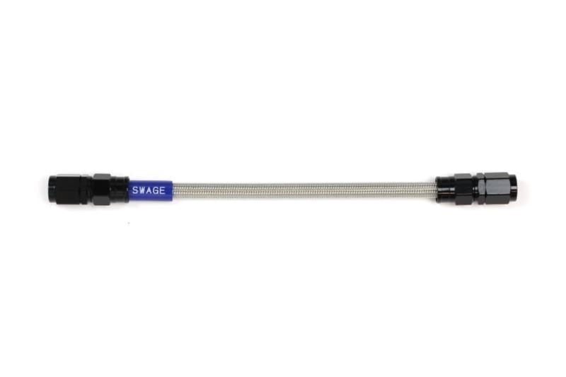 樂天商城 - スウェッジライン イージーオーダーブレーキホース アルミ(ブラック) クリアホース 1250mm BAK-1010M-1250
