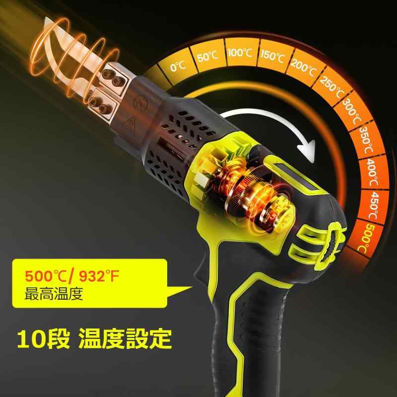 ホットカッター 発泡スチロールカッター 充電式 500℃ 100Wコードレス ポータブル18V 3.0Ah大容量電池2個搭載 ナイロン/布/ロープ/プラスチック/スチロール カット用 日本語取扱説明書 収