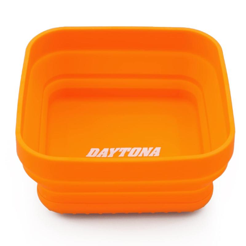 乐天商城 - デイトナ(Daya) バイク用 工具トレー 底面マグネット付き 鉄面で転倒防止 ネジ吸着 折りたたみ式 マグネットシリコントレー 角型 31022