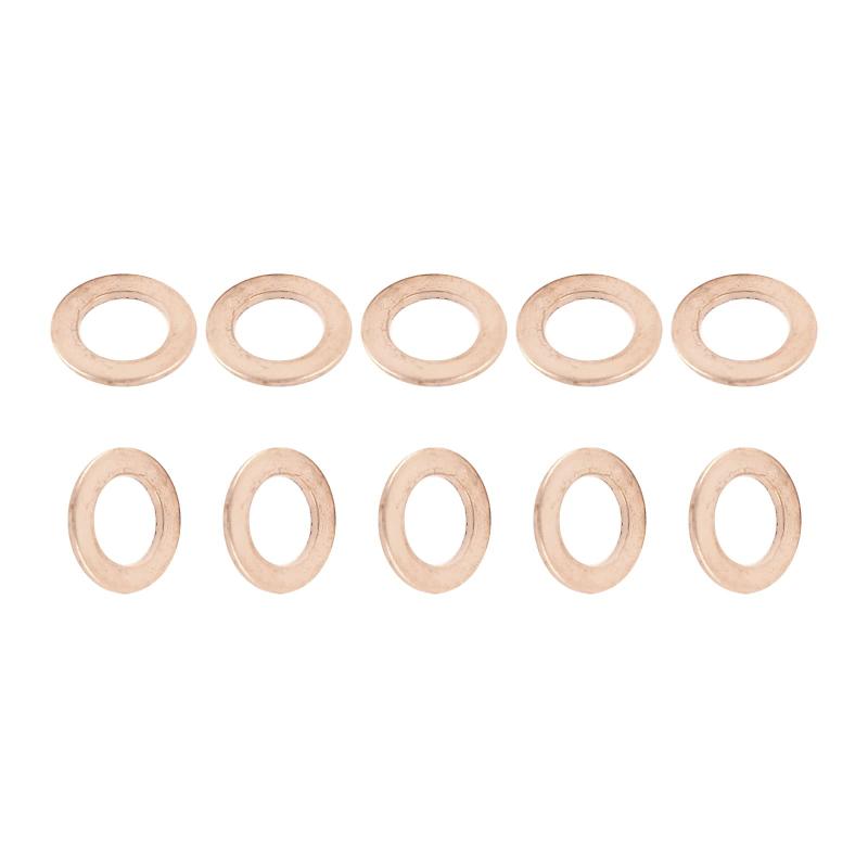 12mmx20mmx1.5mm(IDxODxT) フラット銅シーリングワッシャー 10個 産業機械用 M12ネジ 銅フラットリングガスケット