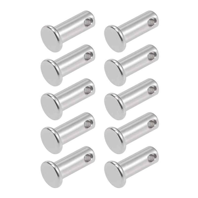 乐天商城 - クレビスピン (8 mmx20 mm) 10個 シングルホールフラットヘッド 304ステンレス鋼 ファスナーピン 金属デバイス用 家具の取り付け用 工業用 DIY用