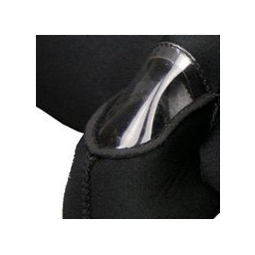 バイク用 ネオプレーンハンドルウォーマーロング ブラック/グレー フリー AK-049 422