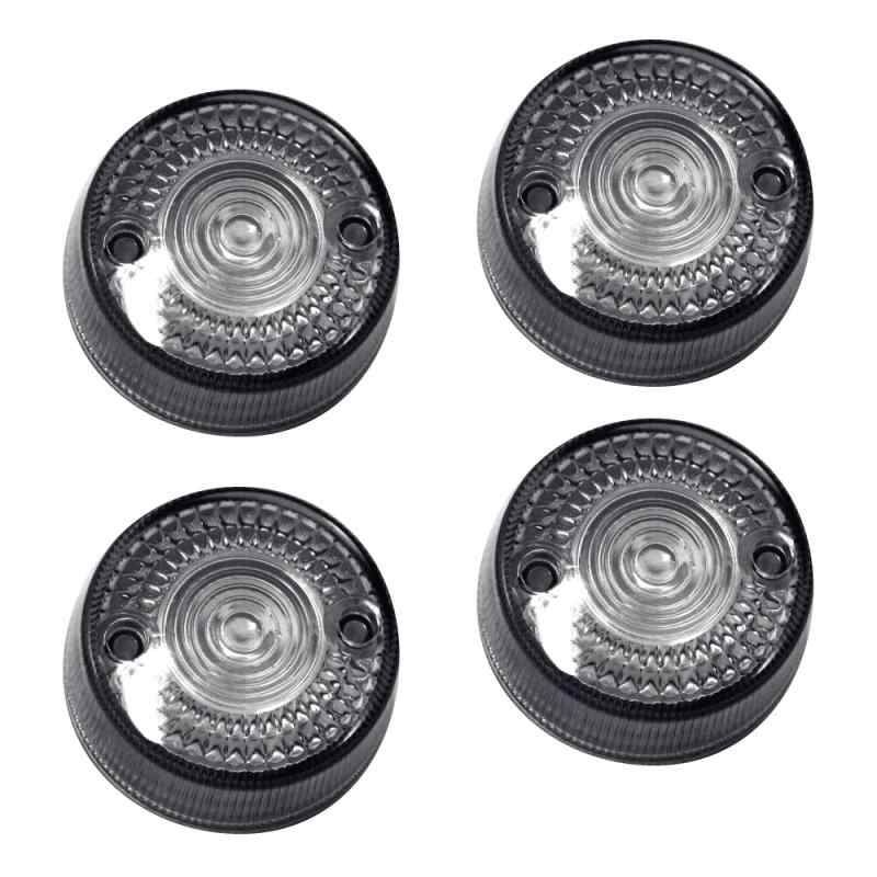 MADMAX ホンダ スーパーカブ C50/C70/90 スタンダード/デラックス用 ウインカーレンズ スモーク 4個セット MM11-H003-SM-4