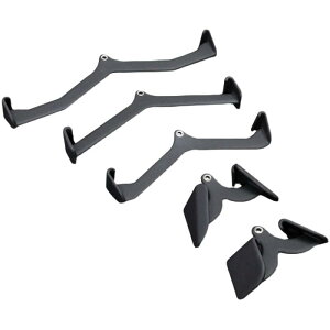 ジム/ホームケーブルマシンアタッチメント、フィットネス設備アクセサリー、漕艇トレーニングハンドル、ラットプルダウンバー、スリッププルバー-5個セット