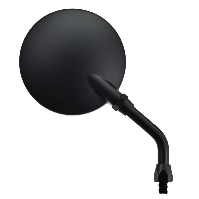 デイトナ(Daya) バイク ミラー 10mm 正ネジ 耐振 広角 ハイビジミラー Z2モンスターミラー ショート ブラック 左右共通 片側1本 41561