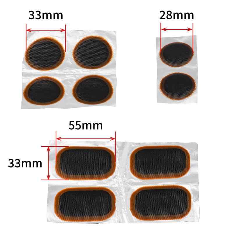 ディーアールシー(DRC) コールドパッチ 8枚入 ヤスリ/接着材/収納ケース付き パンク修理キット タイヤチューブ 携行品 F5651(旧品番:D43-02-110) ダートフリーク DIRTF