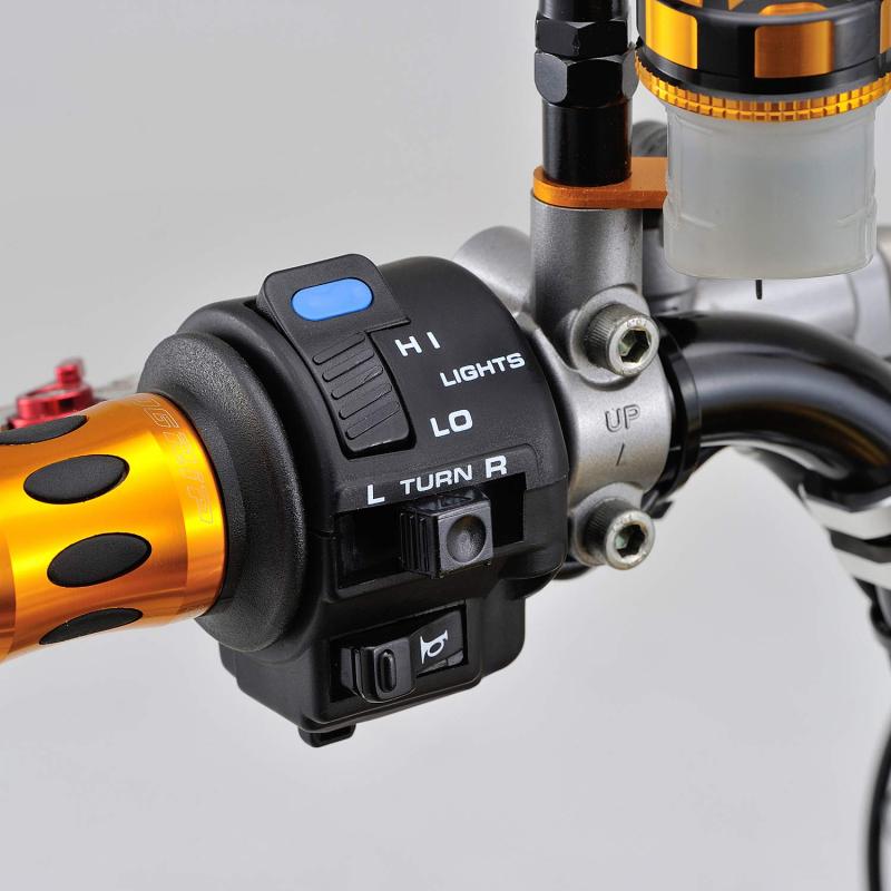 デイトナ(Daya) バイク用 スイッチ ユニバーサル集合スイッチ2 左側用 プッシュキャンセルウィンカースイッチ仕様 96876