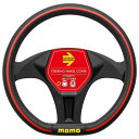 momo EXPERIEE エクスペリエンス MOMO モモ ハンドルカバー ステアリングカバー D型 フラットボトム 楕円型ハンドルカバー ITALY イタリア ミラノ レッド
