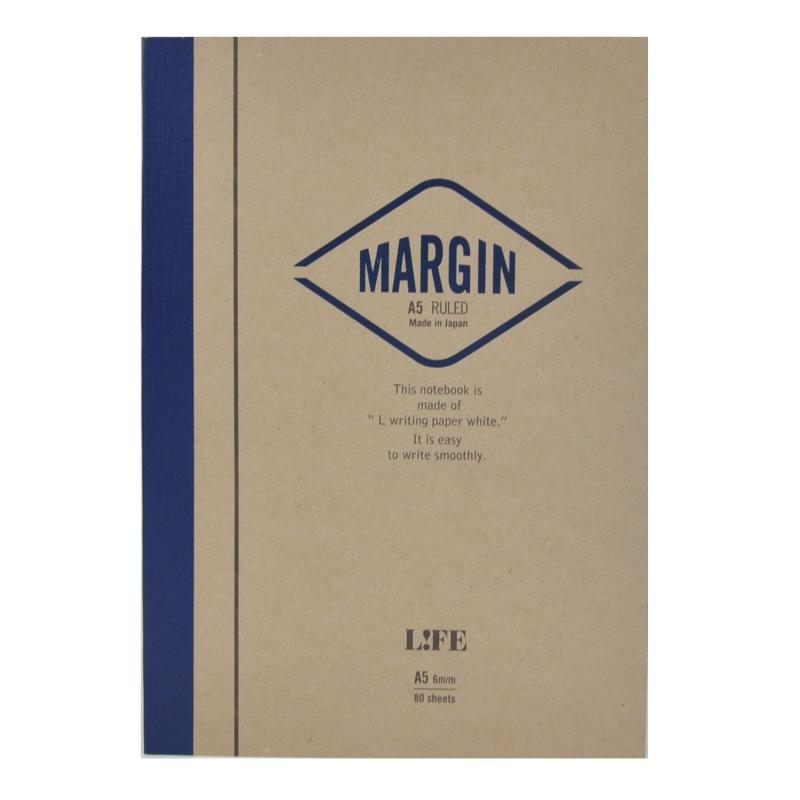 樂天商城 - ライフ ノート MARGIN B5 青 N702