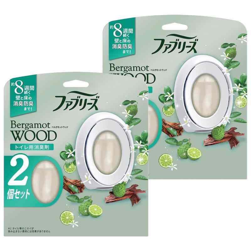 ファブリーズ まとめ買い 消臭芳香剤 トイレ用消臭剤 ベルガモットウッド 6.3mLx4個