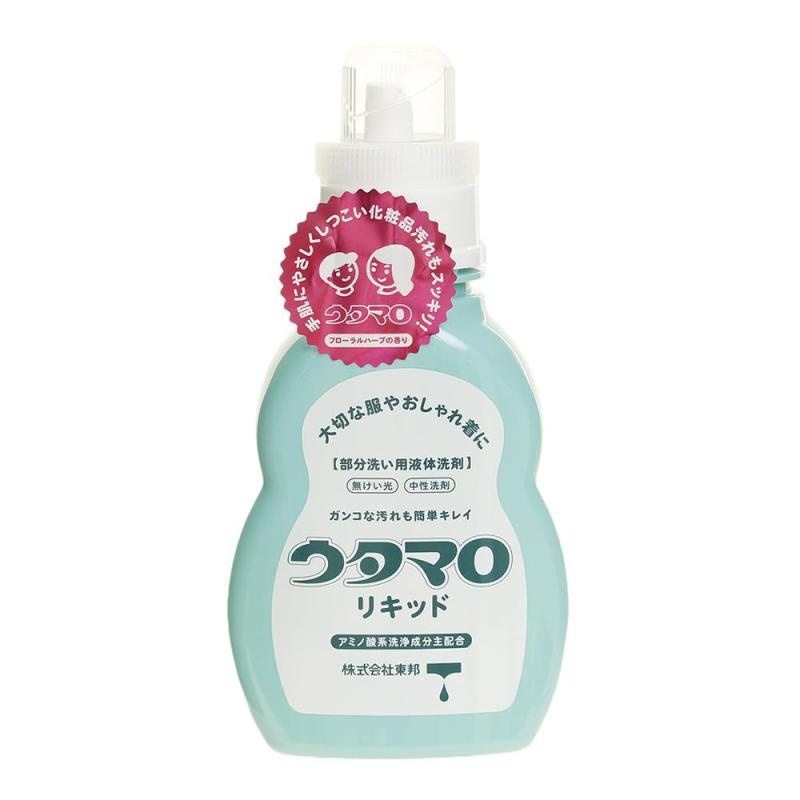 ウタマロ リキッド フローラル 400ml<b>商品サイズ (幅X奥行X高さ) :</b> 100mm×50mm×200mm<b>原産国 :</b> 日本<b>原材料 :</b> 液性:中性 成分:界面活性剤(12% アルキルベタイン)ブラント名: ウタマロ<b>内容量 :</b> 400mL手洗い・つけおき洗い水5Lに対し5mlしつこい汚れの場合は、原液を適量汚れになじませ、もみ洗いしてください。一般洗たく機水30Lに対し30ml、ドラム式洗たく機衣類1kgに対し15mlご使用ください。