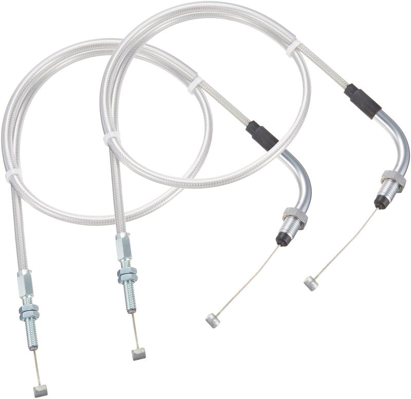 キタコ(K) スロットルケーブルセット 60mmショート ステンメッシュ GROM(グロム) 905-1432400