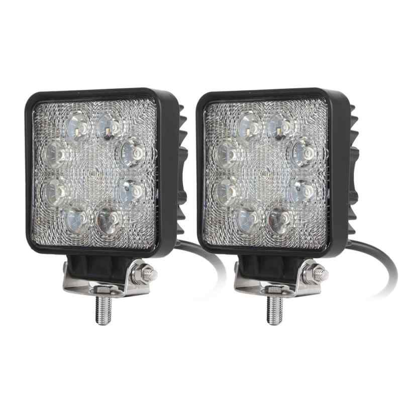 カシムラ(Kashima) LEDワークライト電動フォークリフト対応 2個セット LED8灯 白色 24W 1680lm 6000K ノイズ対策 IP67 DC12/48V NML-107