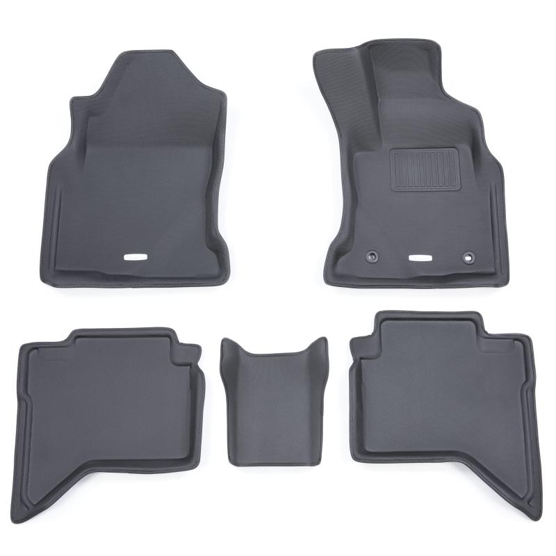 Rakuten - フロアマット 立体タイプ 1台分セット ハイラックス G125 H29/9~ NEWラバータイプ ブラック ET-1200 5EETB1200K