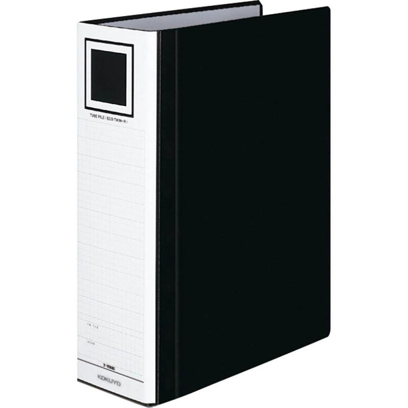 Rakuten - コクヨ ファイル パイプ式ファイル エコツインR(両開き) A4 2穴 800枚収容 黒 フ-RT680D