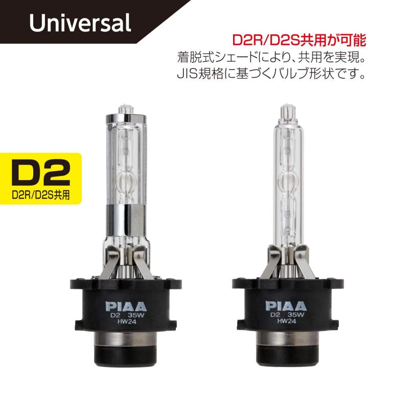 車用 バルブ ヘッドライト用 HIDバルブ 純正交換用 6000K ブルーホワイト 3000lm D2R/D2S 共用 車検対応 2個入 HL603