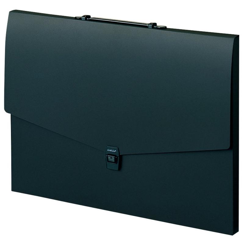 セキセイ ドキュメントファイル アルタートケース フラット B3 ブラック ART-802