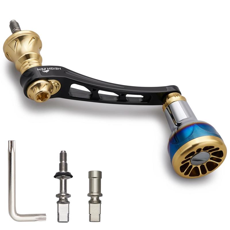 55-60mm可変 リール ハンドル 新型 24.5mm ハンドルノブ 搭載 ダイワ(DAIWA) スピニングリール 用 Engi..